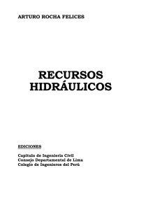 recursos hidráulicos - Academia Peruana de Ingeniería