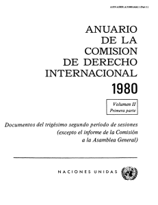 Anuario de la Comisión de Derecho Internacional, 1980, Volumen II