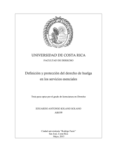 UNIVERSIDAD DE COSTA RICA Definición y protección del