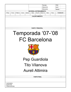 Temporada µ07-¶08 FC Barcelona