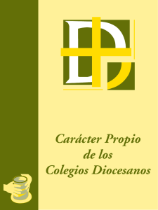 Carácter Propio de los Colegios Diocesanos