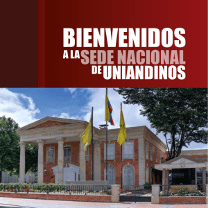 BIENVENIDOS - Uniandinos