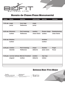 horario de clases