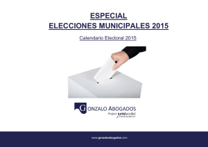 especial elecciones municipales 2015
