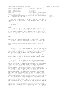 Decreto con fuera de Ley No. 262 de 1977