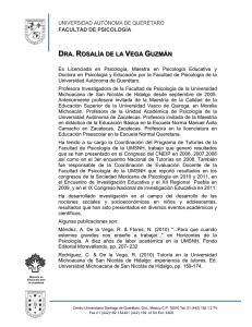 dra. rosalía de la vega guzmán