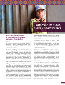 Protección de niños, niñas y adolescentes