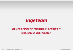 GENERACION DE ENERGIA ELECTRICA Y EFICIENCIA