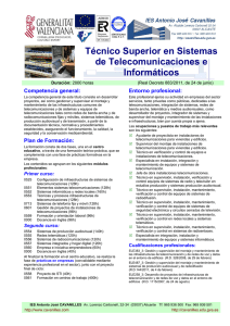 Sistemas de Telecomunicaciones e Informáticos