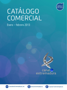 catalogo comercial - Canal Extremadura
