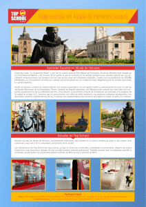 Viaje escolar en Alcal&aacute; de Henares(Madrid)