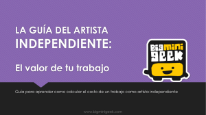 La Guía del Artista Independiente: El valor de tu trabajo