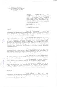 república de chile [.municipalidad de la granja secretaria municipal