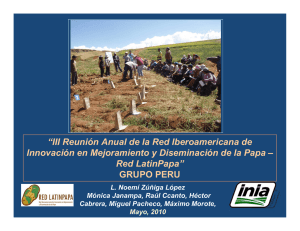 INIA Perú: Avances y resultados