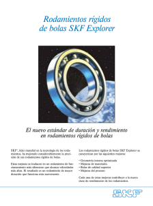 Rodamientos rígidos de bolas SKF Explorer