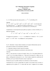 Solución - Olimpiada Matemática Española