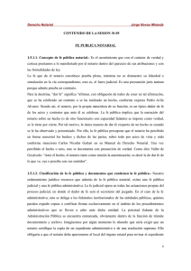 CONTENIDO DE LA SESION № 05 FE PUBLICA NOTARIAL 1.5.1.1