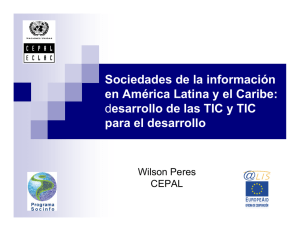 Sociedades de la información en América Latina y el Caribe