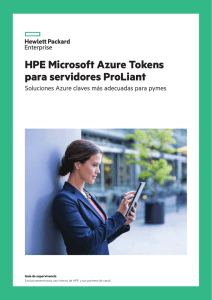 HPE Microsoft Azure Tokens para servidores ProLiant