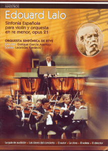 Sinfonía Española para violín y orquesta en re menor, opus 21