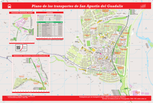 Plano de los transportes de San Agustín del Guadalix