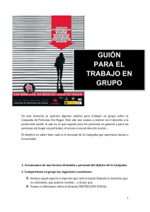 guión para el trabajo en grupo - Cáritas Diocesana de Valladolid