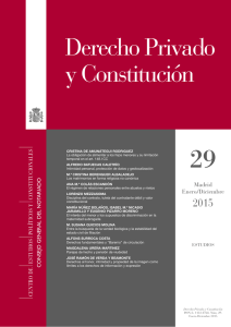 Derecho Privado y Constitución - Centro de Estudios Políticos y