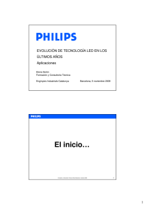 (Microsoft PowerPoint - Evoluci\363 del LED al llarg dels \372ltims