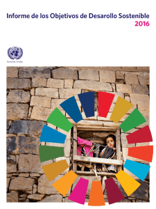 Informe de los Objetivos de Desarrollo Sostenible 2016