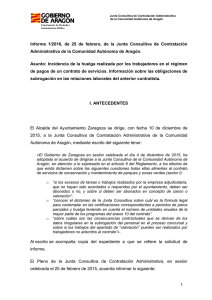 Informe 1/2016 - Gobierno de Aragón