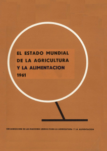 El estado mundial de la agricultura y la alimentación, 1961