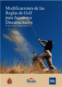 Reglas de Golf para Jugadores Discapacitados