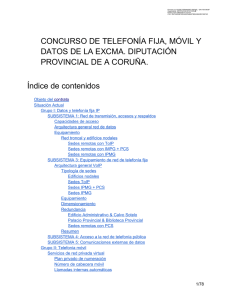 Telefonía fija - Deputación da Coruña
