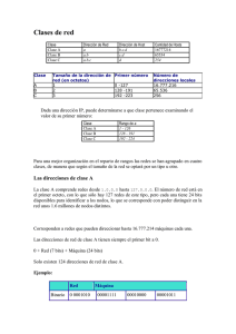 Clases de red - My Computer System