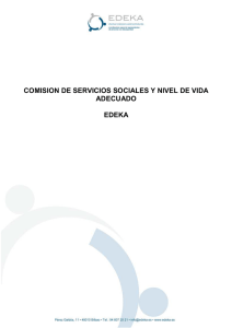 Comisión de Servicios Sociales y Nivel Adecuado de Vida.