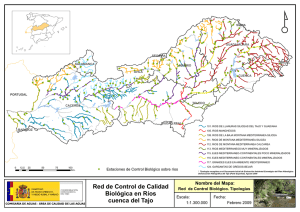 Red de Control de Calidad Biológica en Ríos cuenca del Tajo