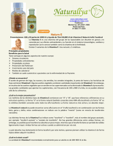 Descargar mas informacion de Vitamina E Natural Naturallya