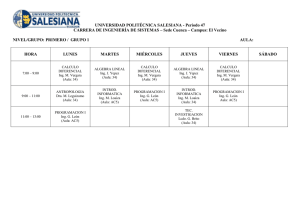 UNIVERSIDAD POLITÉCNICA SALESIANA - Periodo 47