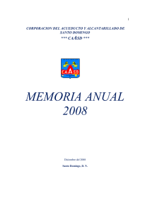 memoria anual 2008