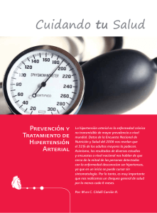 Prevención y Tratamiento de Hipertensión Arterial