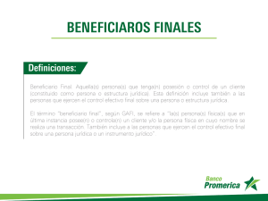 BF - Definiciones - Banco Promerica Guatemala