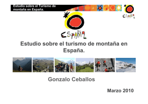 Estudio sobre el Turismo de montaña en España.