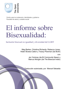 El informe sobre Bisexualidad