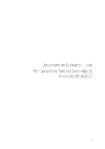 Documento de Evaluación Inicial Plan General de Turismo