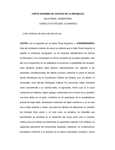 CORTE SUPREMA DE JUSTICIA DE LA REPÚBLICA. SALA PENAL