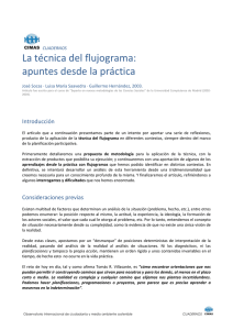 La técnica del flujograma: apuntes desde la práctica