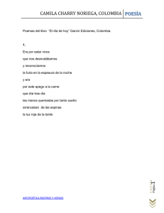 camila charry noriega, colombia - Arte poética
