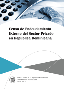 Censo de Endeudamiento Externo del Sector Privado en República