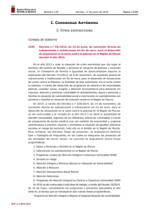 Decreto n.º 56/2016, de 15 de junio - Boletín Oficial de la Región de