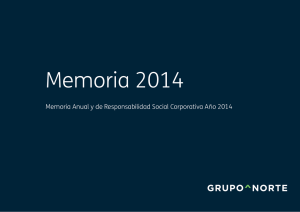 Memoria 2014 - Grupo Norte